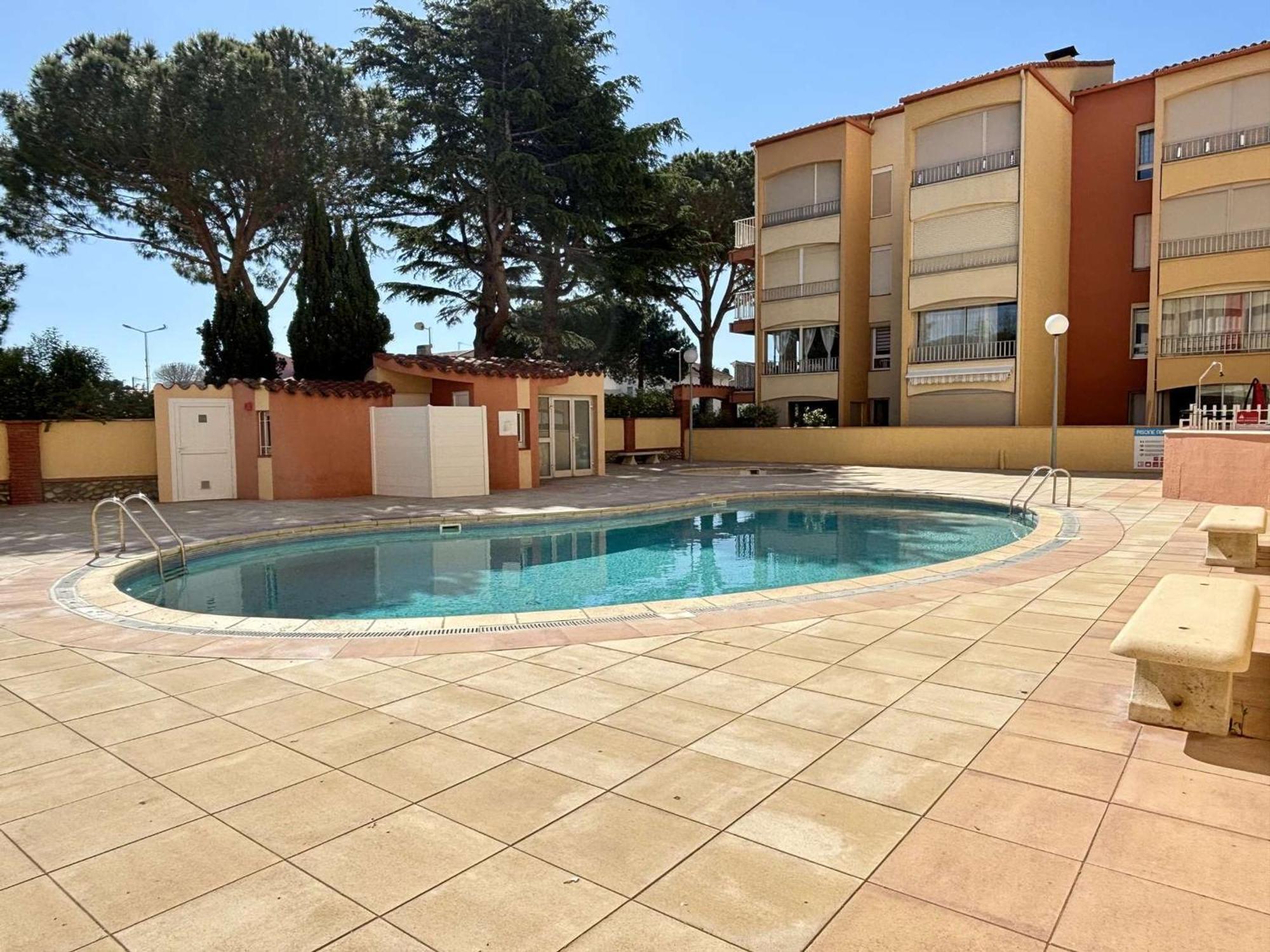 Studio/Cabine 4 Pers, Piscine, Proche Mer, Argeles-Sur-Mer - Fr-1-225-33 Екстериор снимка